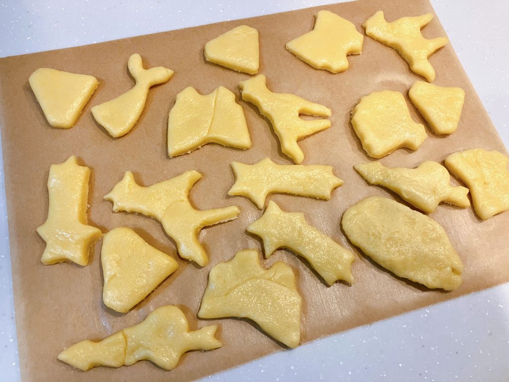 クッキー生地の設置